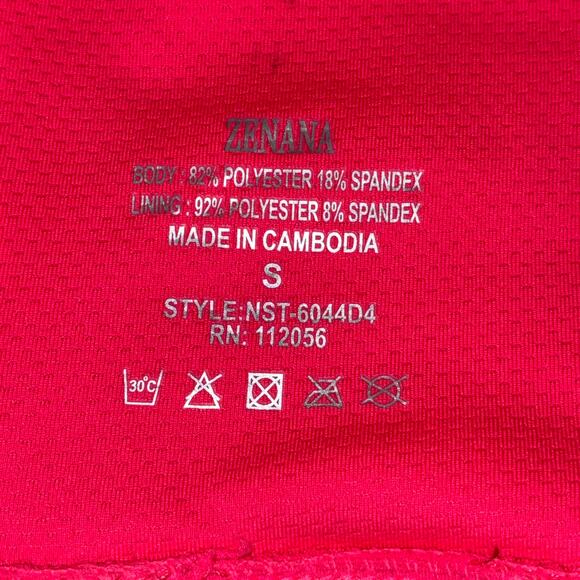 Zenana Sports Bra Pink Womens Size Small - Picture 3 of 3